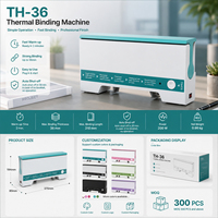 Machine à relier thermique OEM, relieuse de livrets électrique à fusion à chaud pour bureau, école, imprimerie