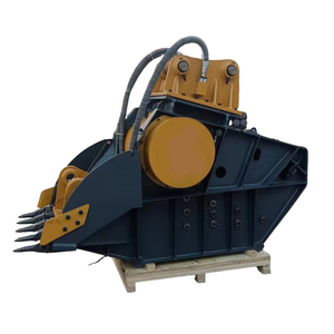 POWO Bagger-Steinbrecher-Schaufel mit Motor CE-Zertifiziert Feinsieb-Backenplatte - Product Image 2