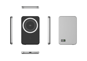 พาวเวอร์แบงค์ไร้สายขนาดเล็กบางเฉียบ รองรับการชาร์จเร็ว PD 20W ความจุ 5000mAh พร้อมแม่เหล็กสำหรับชาร์จ iPhone 13 14 15 16 17 - Product Image 3