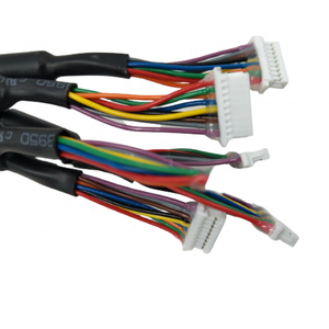 Cable blindado negro SHR-09V-S-B de 9 pines y 1.0 mm con ambas extremidades, venta al por mayor de fábrica, longitud personalizable - Product Image 4