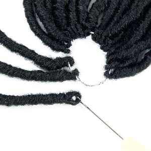 Cheveux tressés synthétiques <span class=keywords><strong>Dread</strong></span> Lock doux bon marché Faux Locs Tresses au crochet Tresses au crochet Extensions de cheveux - Product Image 3