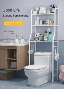 Bán Buôn Nhà Tổ Chức Kệ Giá Có Thể Điều Chỉnh Tổ Chức 3 Lớp Trong Máy Giặt Lưu Trữ Kệ Cho Phòng Giặt - Product Image 5