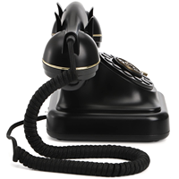 Téléphone filaire rétro OEM ODM pour les mariages enregistrement de livre d'or audio vente en gros de téléphone filaire pour livre d'or