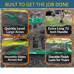 Cào không bao giờ lật cỏ phù hợp cho sân đất và cát Cung cấp kiểm soát ổn định dưới ngăn kéo bàn - Product Image 2