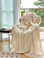Couverture jetable en flanelle polaire de luxe personnalisée couleur unie super douce en peluche chaude et confortable pour canapé King Size pour lit canapé chaise