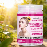 Gummies blanchissantes au glutathion saveur pêche pour adultes, export transfrontalier, fabrication OEM disponible, directement de l'usine, personnalisables Teyi