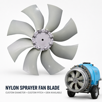 Lame de ventilateur de pulvérisateur de verger efficace – Remplacement compatible avec la plupart des marques de souffleurs de brouillard