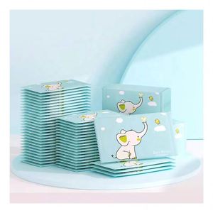 Lingettes humides jetables personnalisées avec logo pour restaurant, emballage individuel, pour hommes et femmes, nettoyage des mains, lavables dans les toilettes - Product Image 4