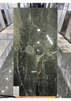 Prix usine de haute qualité Black Gold Line Design Carreaux de sol en marbre 600*1200 pour murs intérieurs, sols,