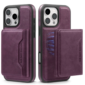 Funda de Cuero con Ranura para Tarjetas, Magnética, para iPhone 17 Air, 17 Pro Max, 16, 15, 14, 13, 12, 11, Antigolpes - Product Image 1