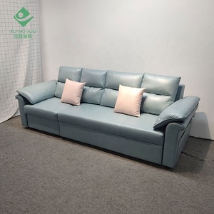 การออกแบบใหม่แสงสี<span class=keywords><strong>ฟ้า</strong></span>หนัง Faux L ราคาถูกโซฟาตุ๊กตาตัด BK016 - Product Image 5