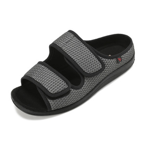 Taille extra-large 49 Sandales diabétiques pour hommes et femmes Pantoufles confortables antidérapantes pour personnes âgées avec des pieds sensibles gonflés - Product Image 5
