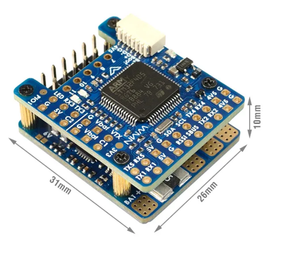 Contrôleur de vol HOT MATEK F405-VTOL Baro OSD Carte MicroSD Blackbox 2-6S ArduPilot INAV RC Multirotor Avion à voilure fixe Bleu - Product Image 6