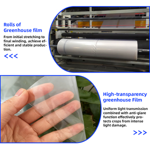 Rollo de Plástico Agrícola Personalizado de Doble Capa de 200 Micras, Material PE, Película para Invernadero Resistente a los Rayos UV y Anti-Goteo para Cultivo - Product Image 3