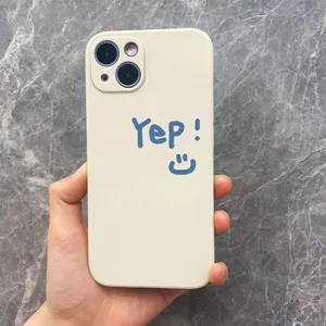 Màu xanh từ yep dễ thương Nụ cười điện thoại trường hợp bìa cho <span class=keywords><strong>Iphone</strong></span> 15 14 13 12 11 Pro Max XR <span class=keywords><strong>7</strong></span> cộng với trường hợp món quà tốt nhất cho cô gái con gái thiếu niên - Product Image 4