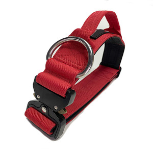4CM 5CM Custom Heavy Duty Luxury <strong>Red</strong> <strong>Dog</strong> <strong>Collar</strong> Tactical <strong>Dog</strong> <strong>Collar</strong> for Training <strong>Dogs</strong> - Product Image 3