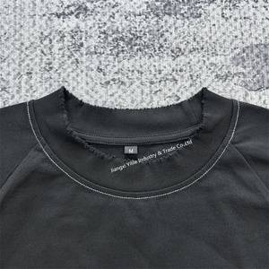 Ts3271 tùy chỉnh màn hình in ấn thường xuyên phù hợp với dài tay TEE đau khổ Raglan dài tay áo áo phông cotton 210gsm dài tay áo - Product Image 2