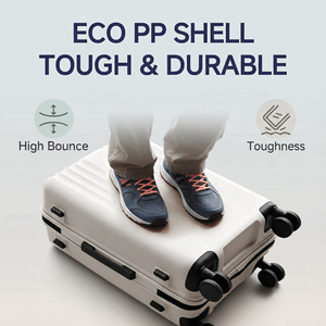 Valise légère en PP, 20 pouces, coque rigide, grande capacité, bagage à main, valise de <span class=keywords><strong>cabine</strong></span> simple pour voyages d'affaires - Product Image 2