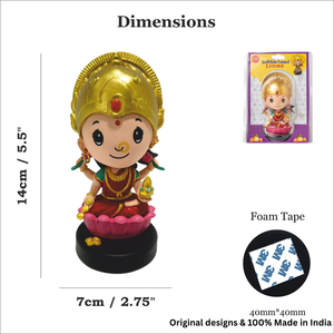 Figura Decorativa de Laxmi Ji para el Tablero del Auto, Decoración Elegante para el Hogar y Regalo Religioso para Toda Ocasión - Product Image 6