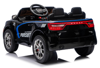 12V Plastik Dodge Durango Polizei-Elektroauto 2-4 Jahre 2,4G Fernbedienung Batteriebetrieben 3,5km/h Geschwindigkeit Ein-Knopf-Start Lichter