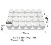Moule à gâteau en silicone cylindrique mini 24 cavités One Bite pour la cuisson de gâteaux et desserts