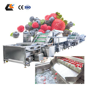 Equipo de limpieza de fresas, clasificador de ajo y frutas, máquina de limpieza de kiwi, línea de lavado, clasificación y calibración de manzanas y frutas de la pasión - Product Image 5