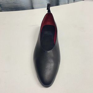 Chaussures plates de ballet pour femmes en cuir d'agneau véritable, confortables, à enfiler, style penny loafer, grandes tailles, fabricant - Product Image 6