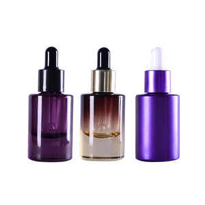 <span class=keywords><strong>15</strong></span> <span class=keywords><strong>ml</strong></span> tinh dầu chai phẳng Vai dày dưới nhỏ giọt chai Gradient màu mờ chai thủy tinh - Product Image 4