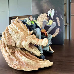 15cm Bt sentado postura Laosha Gk Anime figura cocodrilo <span class=keywords><strong>Shichibukai</strong></span> arena cocodrilo figuras modelo coleccionable juguete niño regalos - Product Image 3