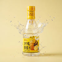 365ml Honing-citroendrank met zeezout, natuurlijke gezonde drank, fruitsmaak, fles.