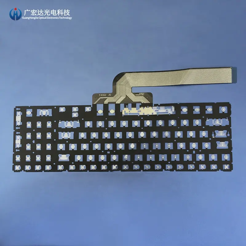 OEM fabrika için PET membran anahtarı 101 tuşları Laptop klavye