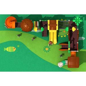 New Design Outdoor Playground Amusement Park Screw Tunnel Modern <b>Plastic</b> <b>Slide</b> Structure - Product Image 2