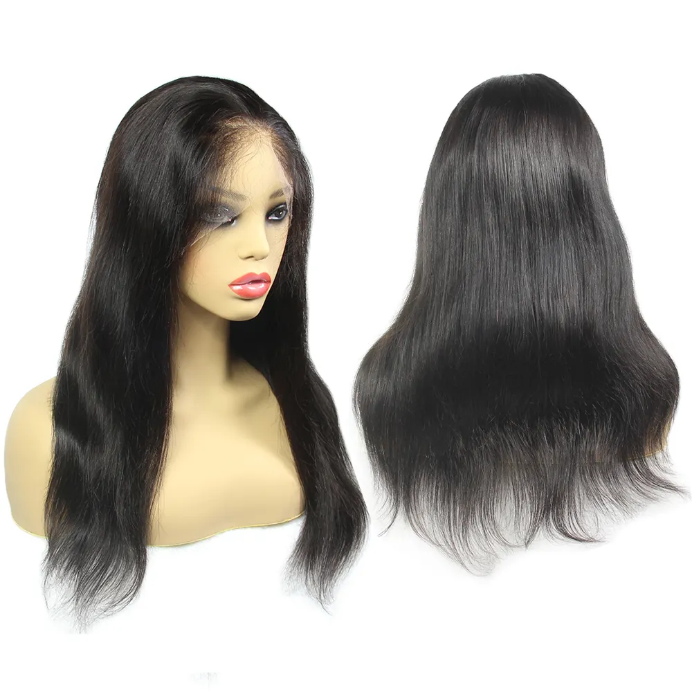 raw indian virgin 12a 10a pre plucked thin swiss lace front glueless 13x6 transparent human hair hd lace frontal wig guangzhou