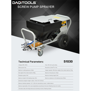 Dual-chức năng nhỏ vít bơm-xi măng vữa vữa vữa máy & thạch cao kết cấu Putty phun, xây dựng sử dụng - Product Image 3