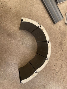 45 מ "מ 55 מ" מ 77 מ "מ pu קצף גלגול דלת להרכיב מכונת תריס פו קצף קו תריס גלגול מהירות גבוהה 0-30/דקה - Product Image 4