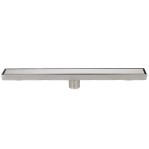 Desagüe de suelo de salida de 95mm para baño e inodoro, desagüe de suelo de ducha lineal, ducha de estilo cuadrado, desagüe de suelo de acero inoxidable - Product Image 3