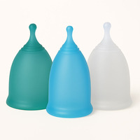 Copa Menstrual de silicona de grado médico ecológico, copa menstrual suave y flexible, venta al por mayor, higiene femenina aprobada por la FDA