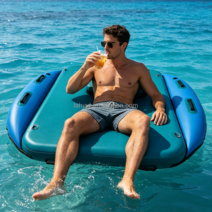 Plateforme flottante gonflable en PVC Hailebao, durable, écologique, pour yoga, pêche, tapis pliable portable, tapis <span class=keywords><strong>de</strong></span> lutte - Product Image 6
