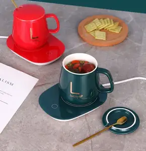סיטונאי קפה כוס דוד חשמלי חם חכם מחומם ספל Coaster לבית משרד & תה
