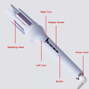 เครื่องม้วนผมสำหรับผู้หญิงเครื่องดัด<span class=keywords><strong>ผม</strong></span>เหล็กม้วนผมหมุนได้ด้วยความร้อน PTC ควบคุมอุณหภูมิสไตล์เกาหลี - Product Image 6