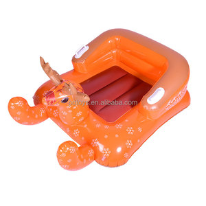NOUVEAU 109*75*145 cm PVC Renne Animal Gonflable Traîneau à Neige pour Adulte <span class=keywords><strong>Hiver</strong></span> Gonflable <span class=keywords><strong>Tube</strong></span> à Neige 2 Personnes Cerf Piscine Flotteur Jouet - Product Image 4
