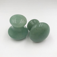 Aventurine naturelle Jade Gua Sha outil champignon forme pierre pour beauté SPA relaxant corps grattage Massage