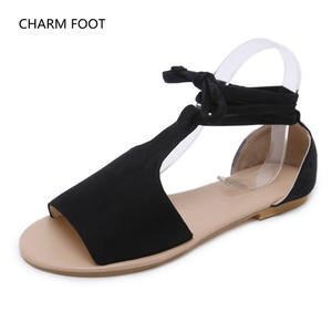<span class=keywords><strong>2021</strong></span> Cross Border Big ROMAN <span class=keywords><strong>SANDALIAS</strong></span> <span class=keywords><strong>Sandalias</strong></span> planas grandes para mujer - Product Image 6