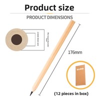 Crayons de couleur en bois naturel avec logo personnalisé, 12 couleurs, vente en gros, OEM, ODM, fabricant, fournitures scolaires et artistiques