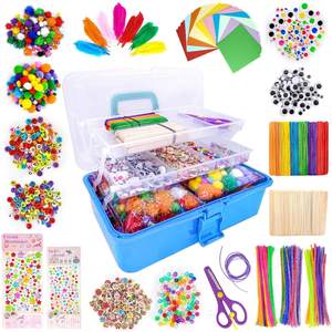 JiHE DIY Kids Jewelry Making <strong>Toys</strong> CE Certified Arts Crafts Supplies Kit for 4-8 8-12 Age Groups Educational Mega <strong>Box</strong> Made - Product Image 3