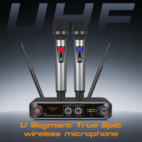 CHXYKOM IU-2033-03 Micro sans fil bidirectionnel True Diversity 60M avec suppression du rétrofeedback et connecteur XLR métallique