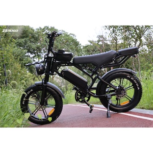 Bicicleta eléctrica Ecoride V8 de 750 W y 15 Ah con neumáticos anchos, envío gratuito, doble asiento, todoterreno, almacén UE-Br - Product Image 1
