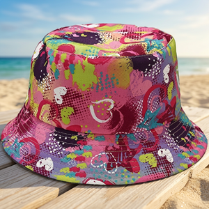 Sombrero de Pescador Landfond con Diseño Creativo de Hongo y Dibujos Animados, Estilo Europeo-Americano, Unisex, Transpirable, para Verano y Actividades al Aire Libre - Product Image 2