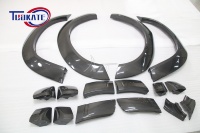 Extensions d'ailes en fibre de carbone pour Dodge Challenger SRT Hellcat 2015-2018, élargisseurs d'arche de roue