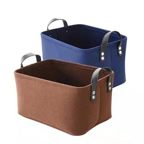 Wholesale Customized Logo Felt Storage Box Elegant Storage Bins with Personalized Design